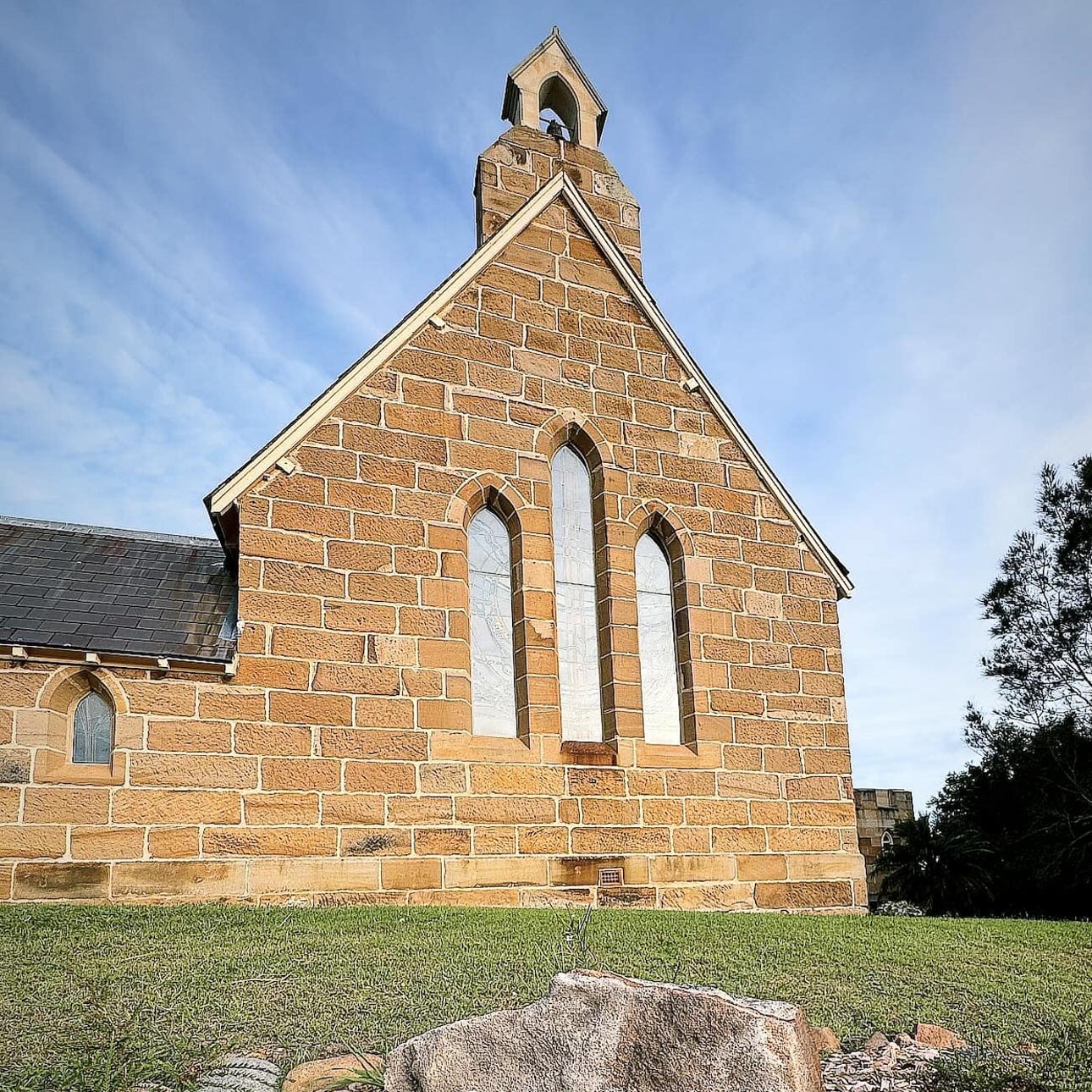 Regular Saturday evening services are available at our beautifully heritage-listed sandstone church.